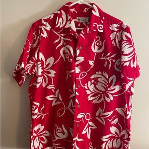 Vintage 1950s 60s Alfred Shaheen Hawaiian Shirt Sz L